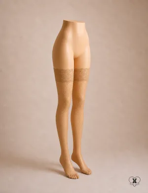 Fishnet Stay-Up Stockings