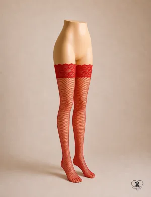 Fishnet Stay-Up Stockings
