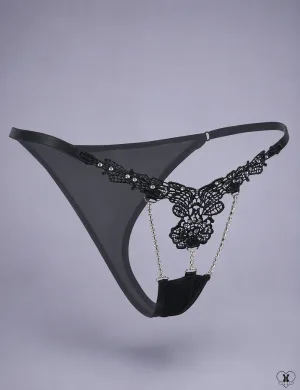 Rhinestone-Studded G-String