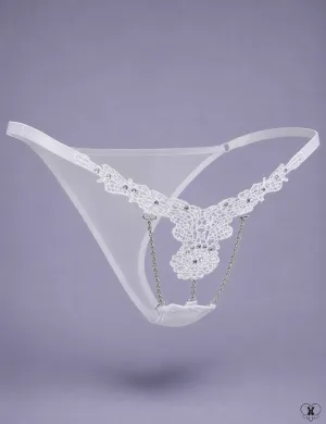 Rhinestone-Studded G-String