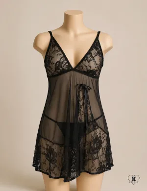 Plunge Lace Babydoll