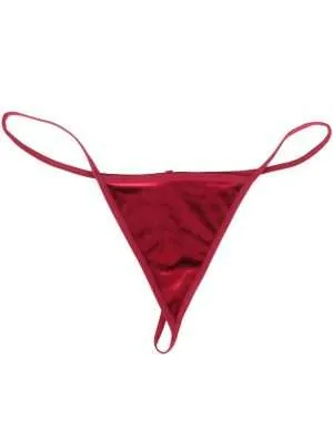 Red Velvet Pajamas Set Model Front - Safe Desires - Model-Free Lingerie