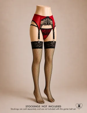 lace garter belt set
