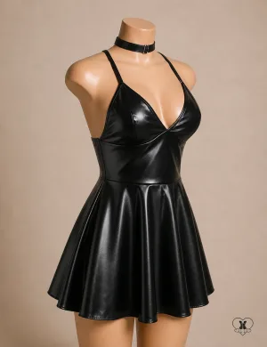 PU Leather Babydoll