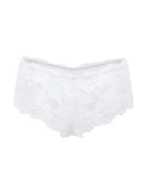 White Floral Lace Panty - Safe Desires Model-Free Lingerie