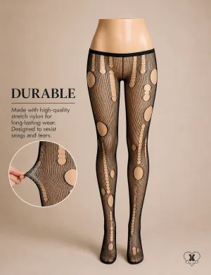 Torn Fishnet Pantyhose