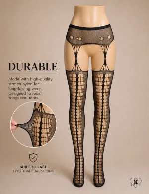 Fishnet Suspender Pantyhose