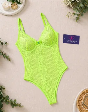 Sexy Lace Push Up Teddy