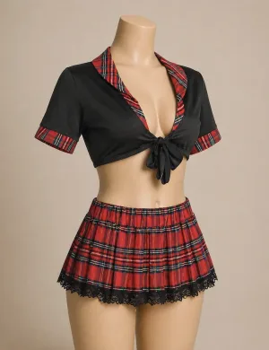 Plaid Skirt Cosplay Uniform