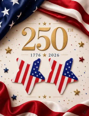 American Flag Star Nipple Pasties