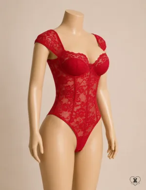 Evermore Openable Crotch Bodysuit